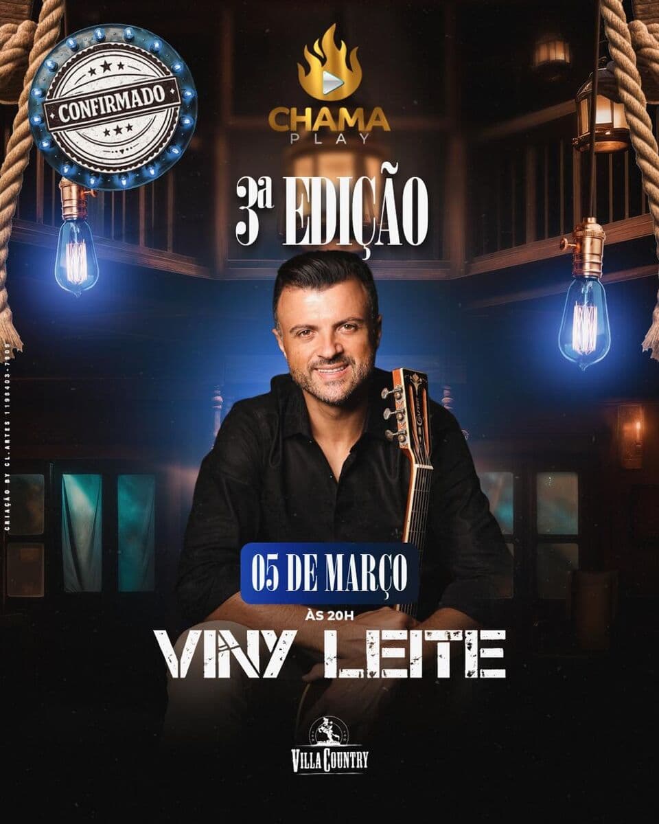 Registro de Viny Leite em shows, encontros e bastidores