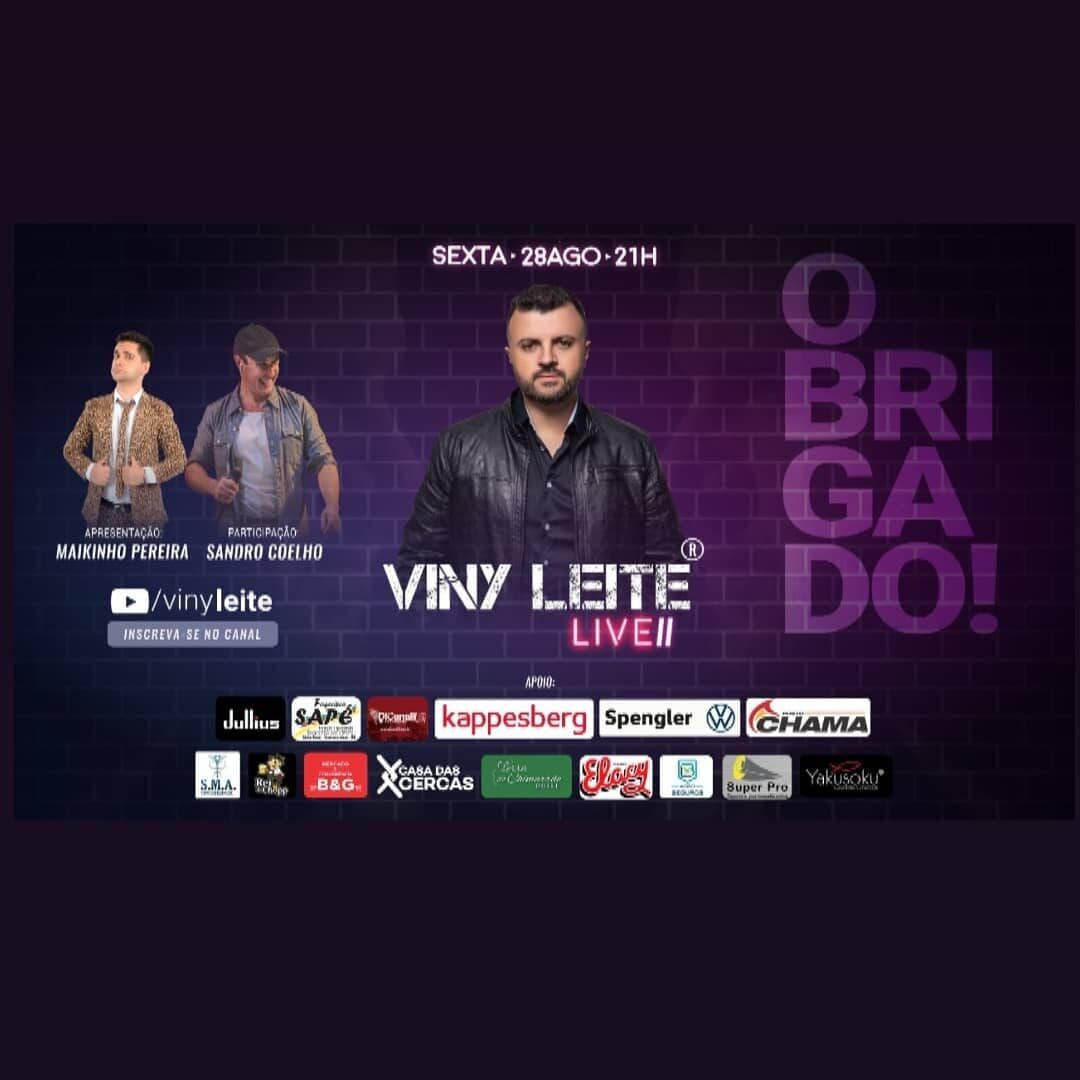 Registro de Viny Leite em shows, encontros e bastidores