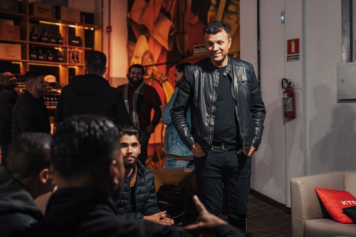 Registro de Viny Leite em shows, encontros e bastidores
