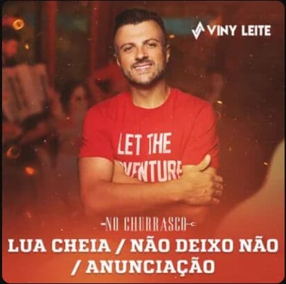 Registro de Viny Leite em shows, encontros e bastidores
